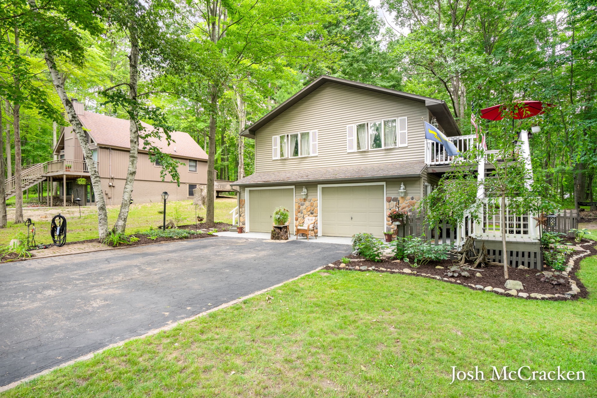 Exterior view of 11339 Alpine Road, Canadian Lakes, MI 49346